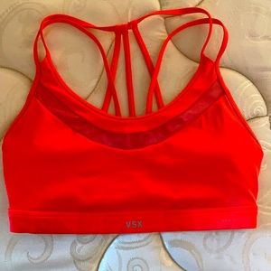 Cross back sports bra